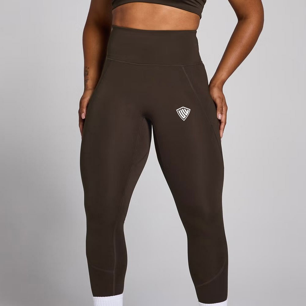 Graphic Training Leggings – Coffee